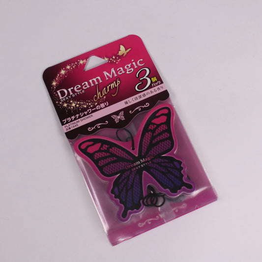Dream Magic Platinum Shower butterfly air freshener 3-pack, imported from Japan