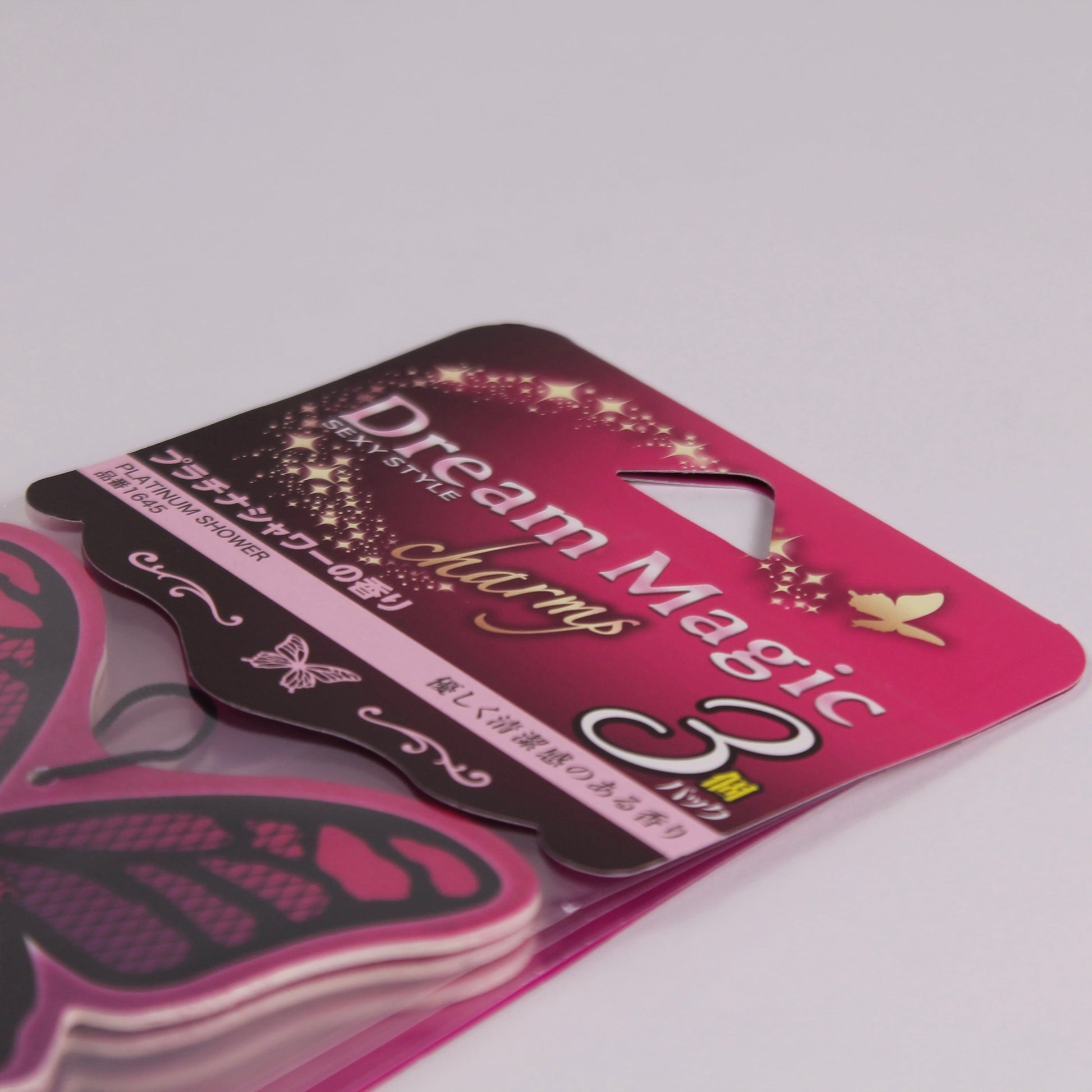Dream Magic Platinum Shower butterfly air freshener 3-pack, imported from Japan